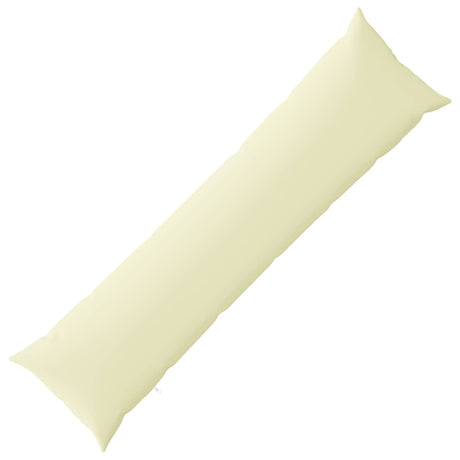 Vidaxl kussensloop heerlen crèmekleurig 40 x 145 cm polyester