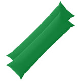 Vidaxl kussensloop 2 pcs heerlen groen 40 x 145 cm polyester