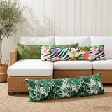 Vidaxl kussen met kussen heerlen meerkleurig 40 x 145 cm polyester