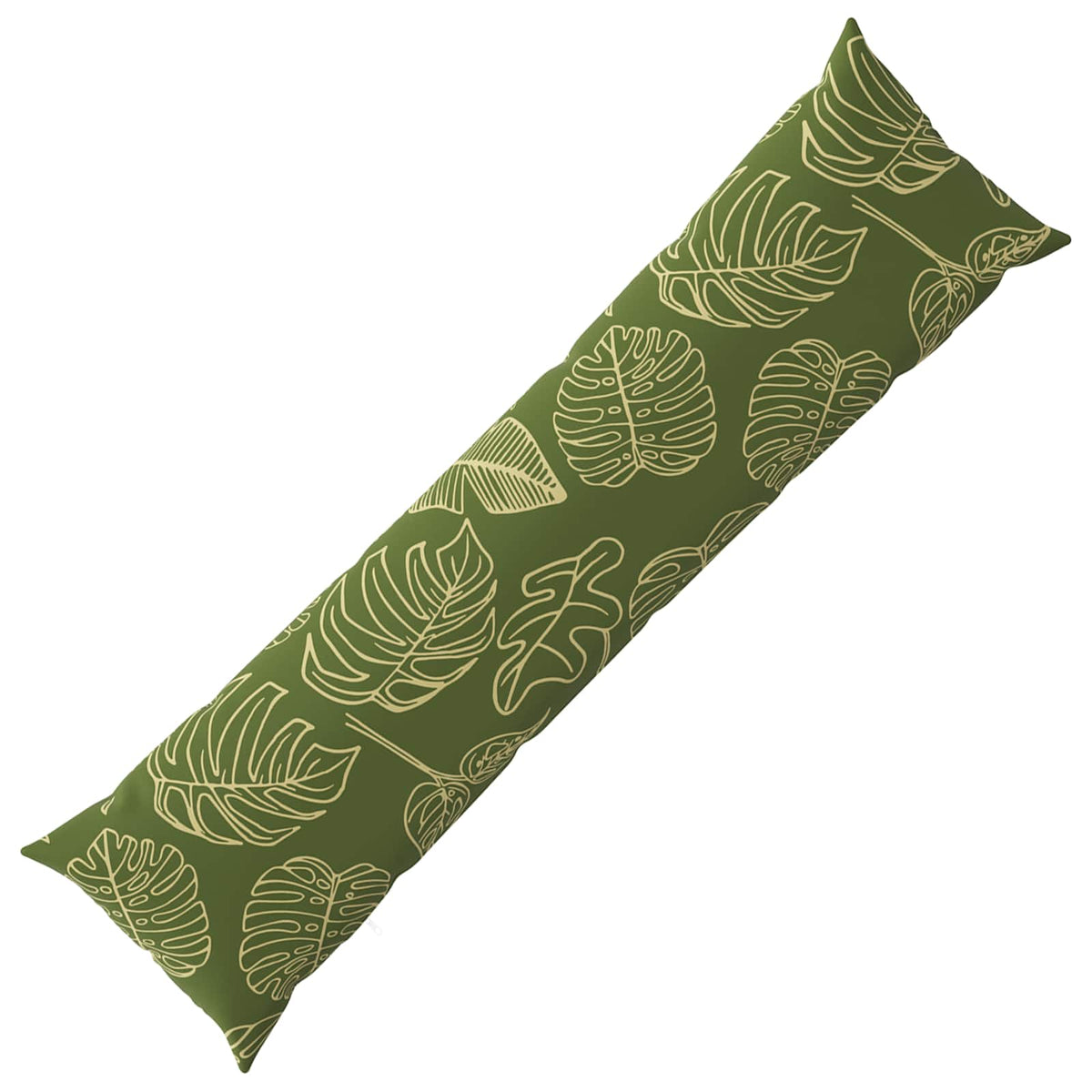 Vidaxl kussensloop heerlen bladontwerp 40 x 145 cm polyester