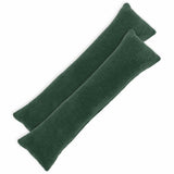 Vidaxl kussensloop 2 pcs heerlen donkergroen 40 x 145 cm bouclé