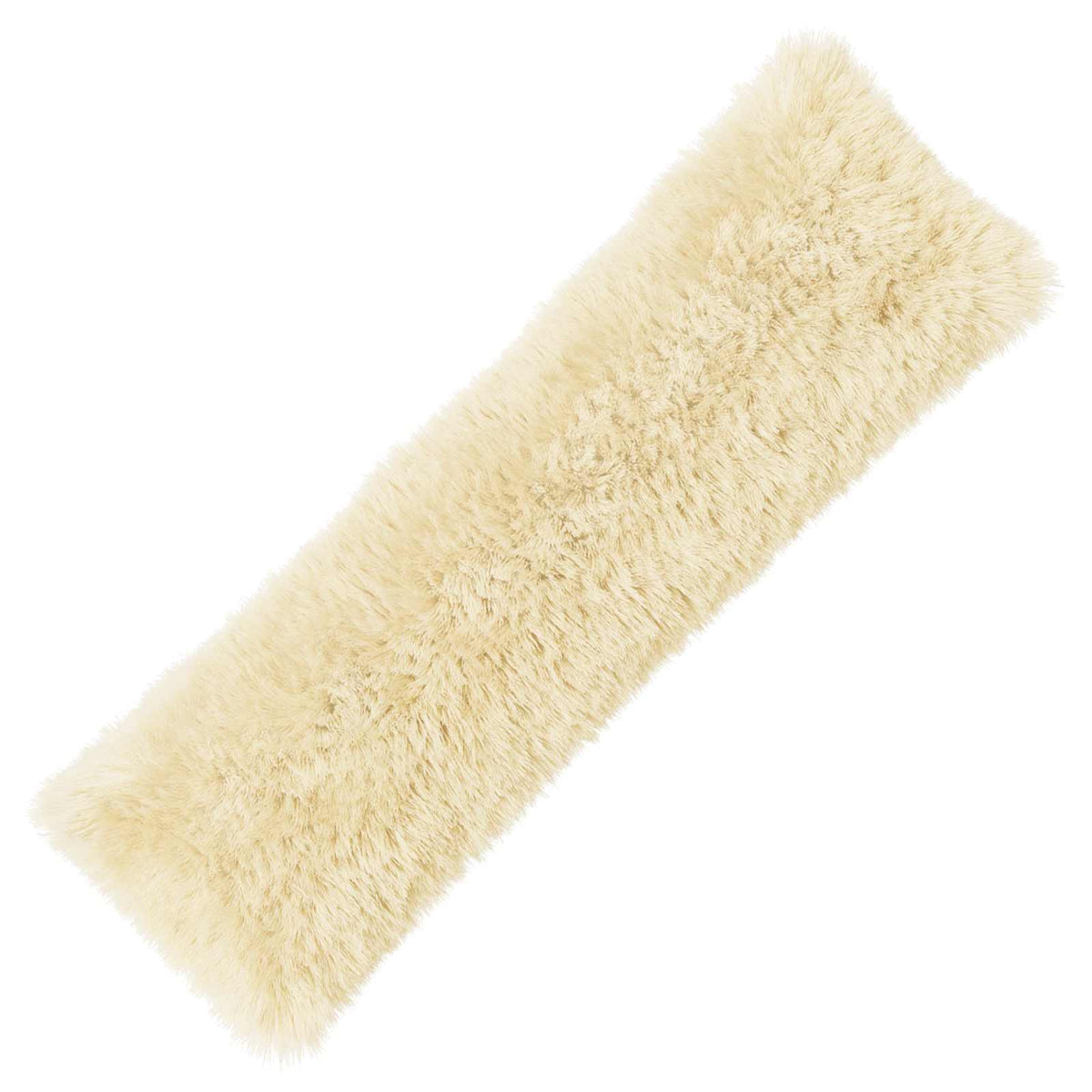 Vidaxl kussensloop heerlen crèmekleurig 40 x 145 cm pv fleece
