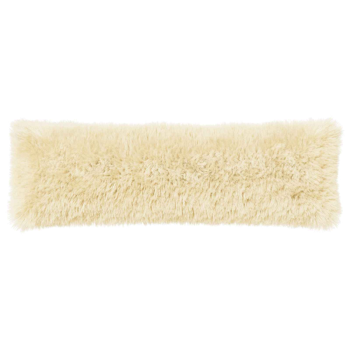 Vidaxl kussensloop heerlen crèmekleurig 40 x 145 cm pv fleece