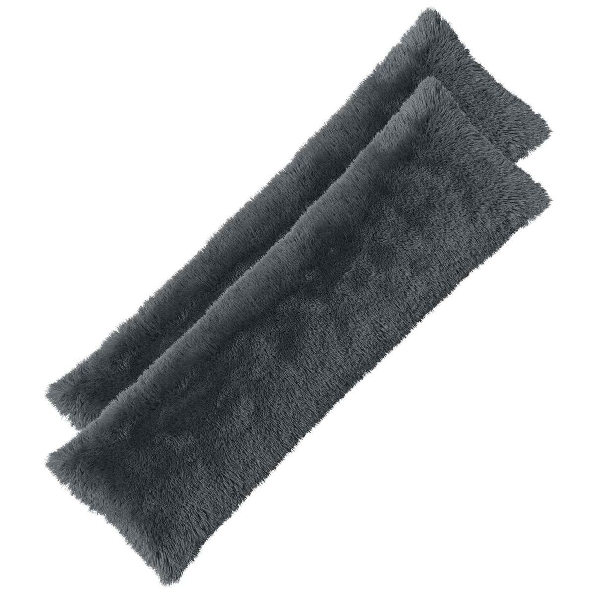 Vidaxl kussensloop 2 pcs heerlen antracietkleurig 40 x 145 cm