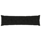 Vidaxl kussensloop 2 st heerlen zwart 40 x 145 cm nep konijnenbont