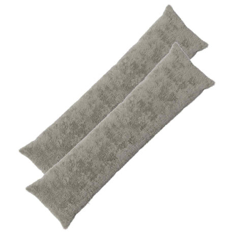 Vidaxl kussensloop 2 st heerlen lichtgrijs 40 x 145 cm