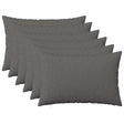 Vidaxl kussensloop 6 st heerlen lichtgrijs 40 x 60 cm stof