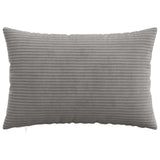 Vidaxl kussensloop 6 pcs heerlen lichtgrijs 40 x 60 cm corduroy