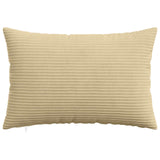 Vidaxl kussensloop 6 st heerlen grijs groen 40 x 60 cm corduroy