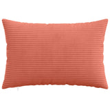 Vidaxl kussensloop 6 pcs heerlen rood-oranje 40 x 60 cm corduroy