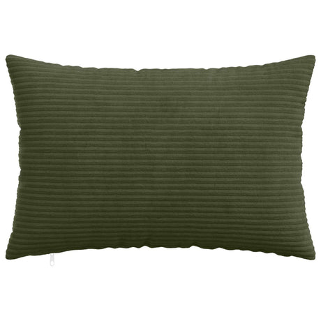 Vidaxl kussensloop 6 pcs heerlen groen 40 x 60 cm corduroy