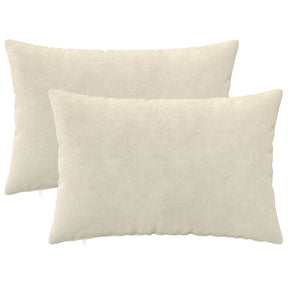 Vidaxl kussensloop 2 pcs heerlen crèmekleurig 40 x 60 cm