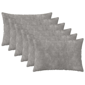 Vidaxl kussensloop 6 pcs heerlen lichtgrijs 40 x 60 cm