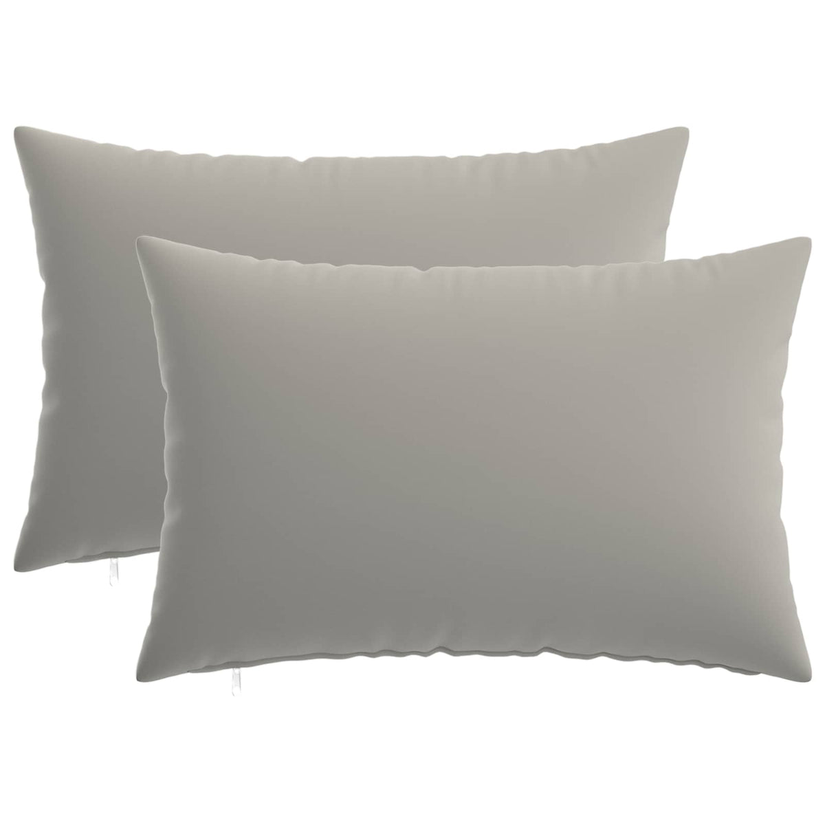 Vidaxl kussensloop 2 pcs heerlen grijs 40 x 60 cm polyester