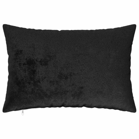 Vidaxl kussensloop 2 pcs heerlen zwart 40 x 60 cm flanel
