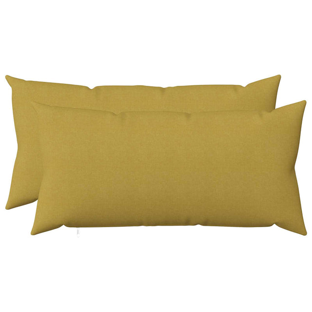 Vidaxl kussensloop 2 st heerlen lichtgroen 40 x 70 cm stof