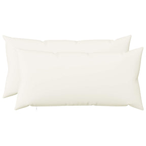 Vidaxl kussensloop 2 st heerlen wit 40 x 70 cm stof