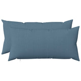 Vidaxl kussensloop 2 st heerlen jeans blauw 40 x 70 cm stof