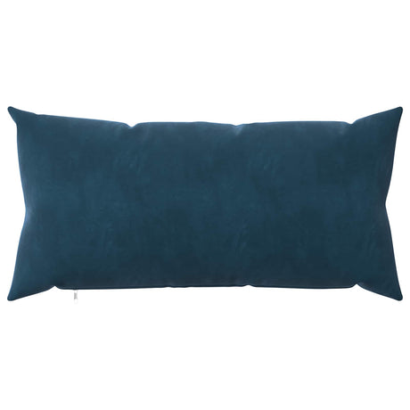 Vidaxl kussensloop 2 pcs heerlen blauw 40 x 70 cm fluweel