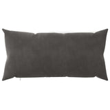 Vidaxl kussensloop 2 pcs heerlen donkergrijs 40 x 70 cm fluweel