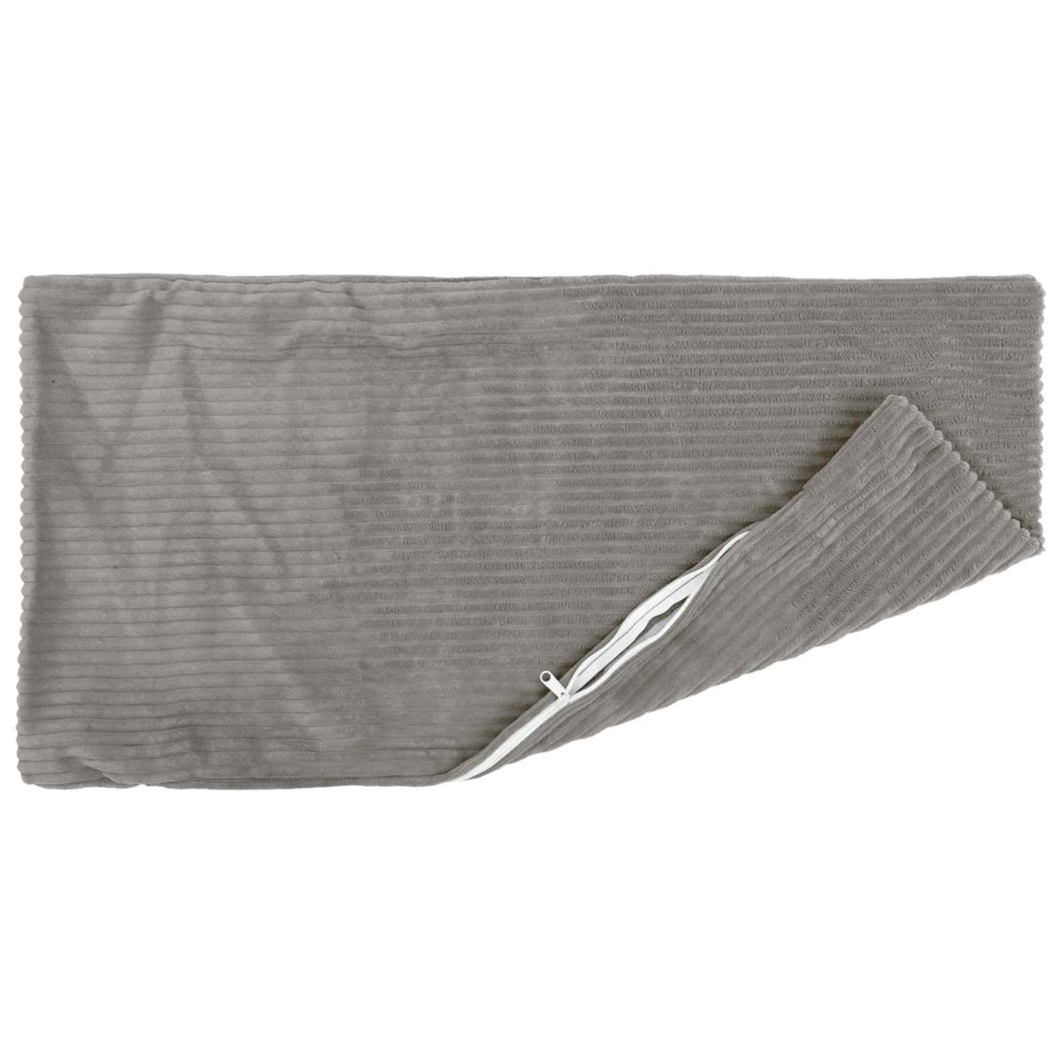 Vidaxl kussensloop 2 pcs heerlen lichtgrijs 40 x 70 cm corduroy