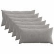 Vidaxl kussensloop 6 pcs heerlen lichtgrijs 40 x 70 cm corduroy