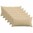 Vidaxl kussensloop 6 pcs heerlen groen grijs 40 x 70 cm corduroy