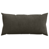 Vidaxl kussensloop 2 pcs heerlen antracietkleurig 40 x 70 cm corduroy