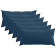 Vidaxl kussensloop 6 pcs heerlen marineblauw 40 x 70 cm corduroy