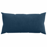 Vidaxl kussensloop 6 pcs heerlen marineblauw 40 x 70 cm corduroy