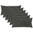 Vidaxl kussensloop 6 pcs heerlen antraciet 40 x 70 cm