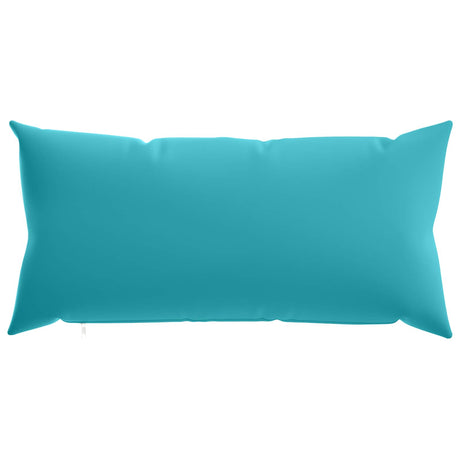 Vidaxl kussensloop 6 pcs heerlen turquoise 40 x 70 cm polyester