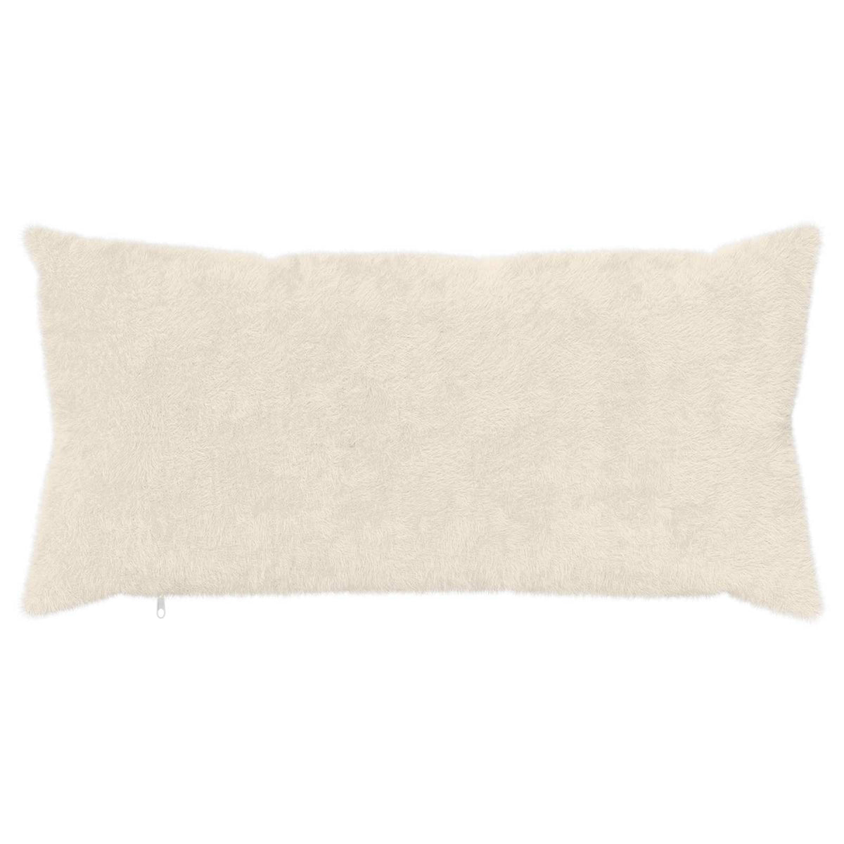 Vidaxl kussensloop 2 st heerlen wit 40 x 70 cm nep konijnenbont