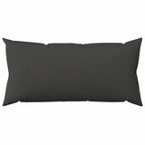 Vidaxl kussensloop 2 st heerlen donkergrijs 40 x 80 cm stof