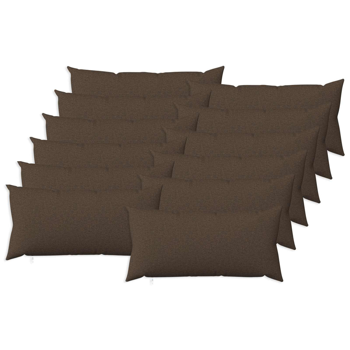 Vidaxl kussensloop 12 st heerlen taupe 40 x 80 cm stof