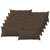 Vidaxl kussensloop 12 st heerlen taupe 40 x 80 cm stof