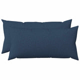 Vidaxl kussensloop 2 st heerlen blauw 40 x 80 cm stof