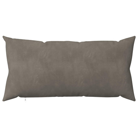 Vidaxl kussensloop 2 pcs heerlen lichtgrijs 40 x 80 cm fluweel