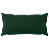 Vidaxl kussensloop 6 pcs heerlen donkergroen 40 x 80 cm fluweel