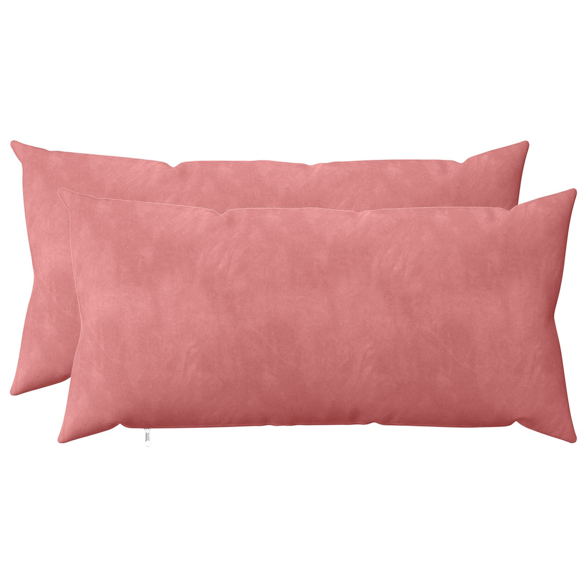 Vidaxl kussensloop 2 pcs heerlen roze 40 x 80 cm fluweel
