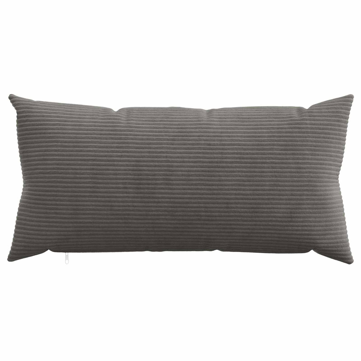 Vidaxl kussensloop 12 pcs heerlen donkergrijs 40 x 80 cm corduroy