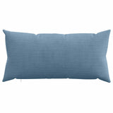 Vidaxl kussensloop 12 pcs heerlen blauw 40 x 80 cm corduroy