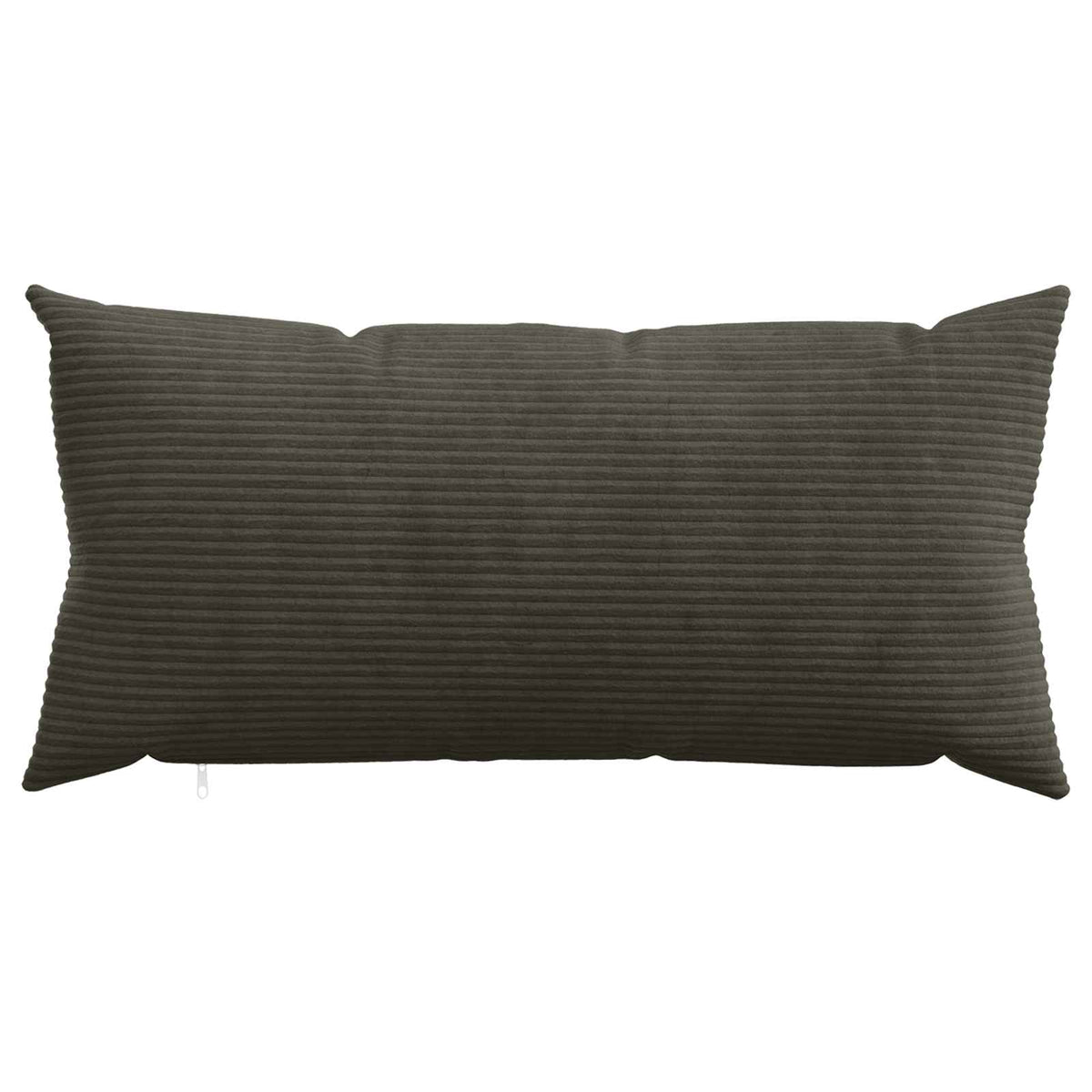 Vidaxl kussensloop 12 pcs heerlen antracietkleurig 40 x 80 cm corduroy