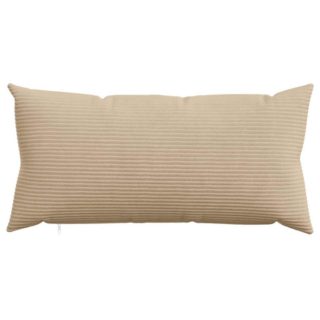 Vidaxl kussensloop 6 pcs heerlen taupe 40 x 80 cm corduroy