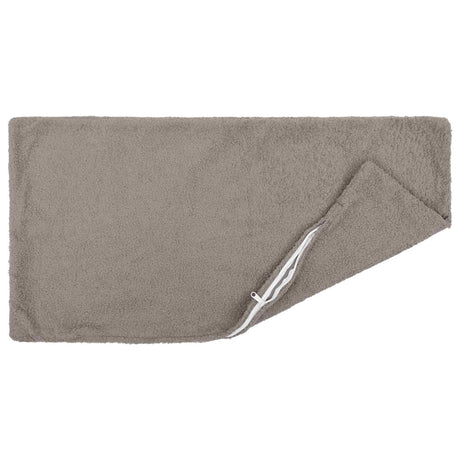 Vidaxl kussensloop 2 pcs heerlen lichtgrijs 40 x 80 cm bouclé