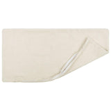 Vidaxl kussensloop 2 pcs heerlen crèmekleurig 40 x 80 cm bouclé