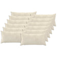 Vidaxl kussensloop 12 pcs heerlen crèmekleurig 40 x 80 cm