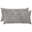 Vidaxl kussensloop 2 pcs heerlen lichtgrijs 40 x 80 cm