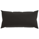 Vidaxl kussensloop 2 pcs heerlen zwart 40 x 80 cm polyester