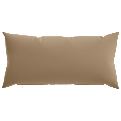 Vidaxl kussensloop 6 st heerlen taupe 40 x 80 cm polyester